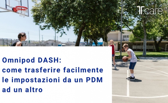 Omnipod DASH: come trasferire facilmente le impostazioni da un PDM ad un altro