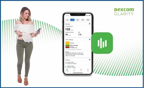 Tieni d'occhio i tuoi obiettivi glicemici con l'App Dexcom Clarity